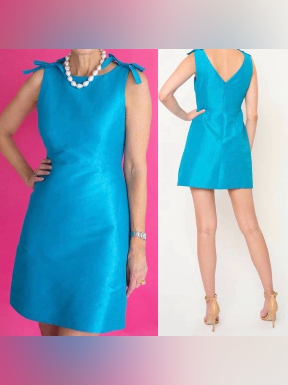 FLORA BEA NYC  zoie dress in sky size S Small